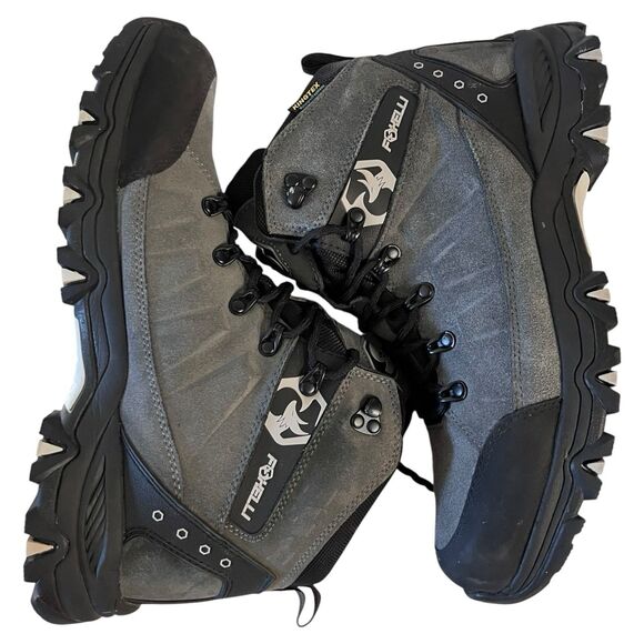 Foxelli Mens 11.5M Hiking Boot Waterproof Breathable & Lightweight Suede Leather - Picture 7 of 11